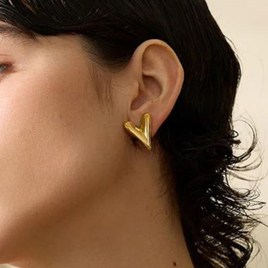 Big Hearts Anti-tarnish Earrings