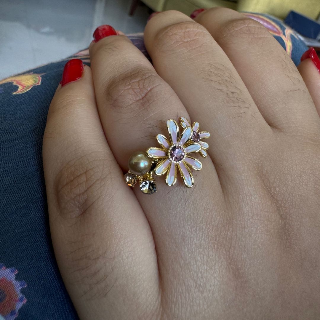 Daisy Stone Ring