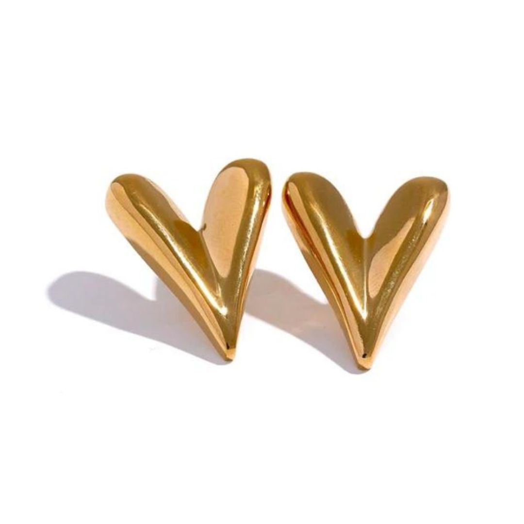 Big Hearts Anti-tarnish Earrings
