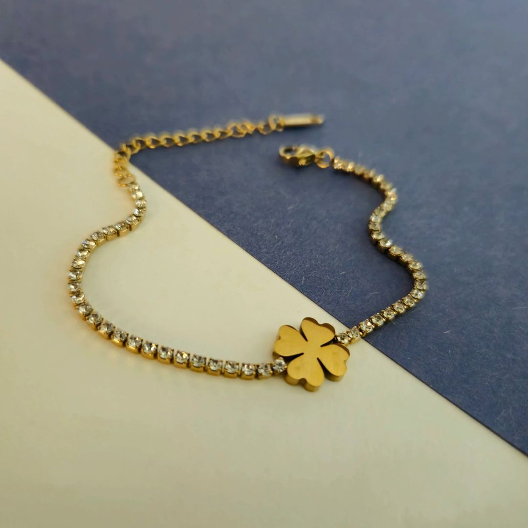 Clover Tennis Bracelet