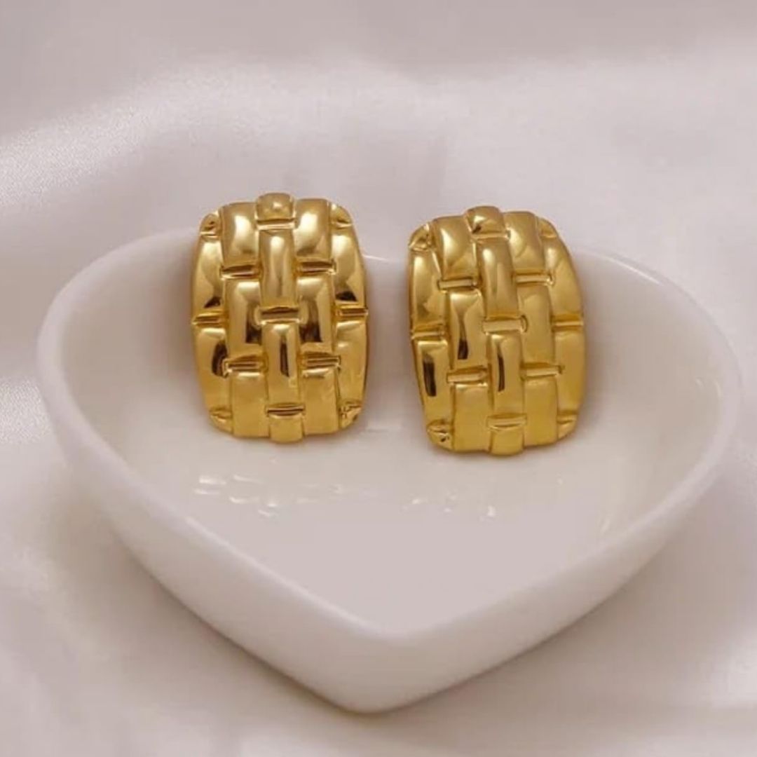 Vintage Geometric Anti-tarnish Earrings (ER165)