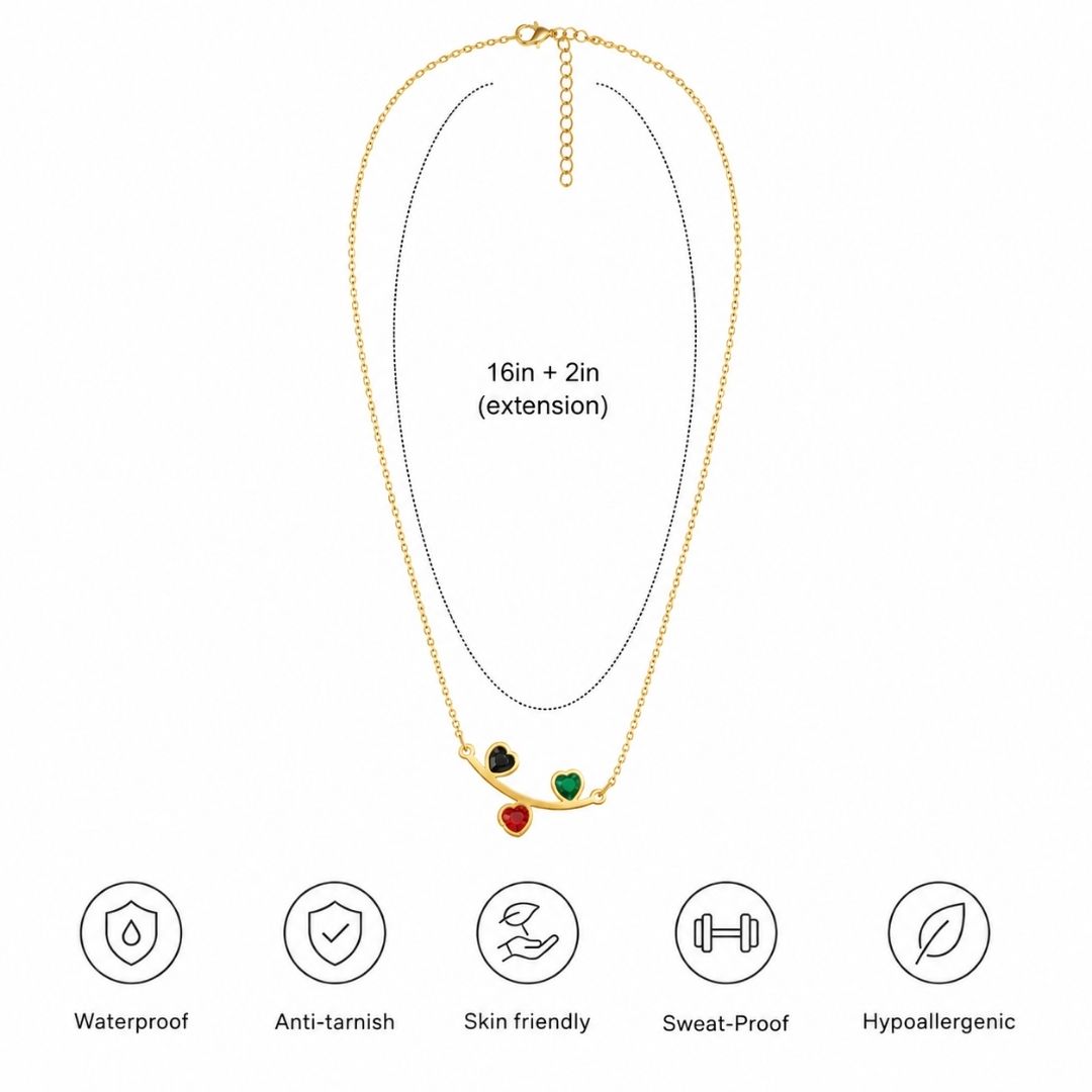 Amora Hearts Necklace