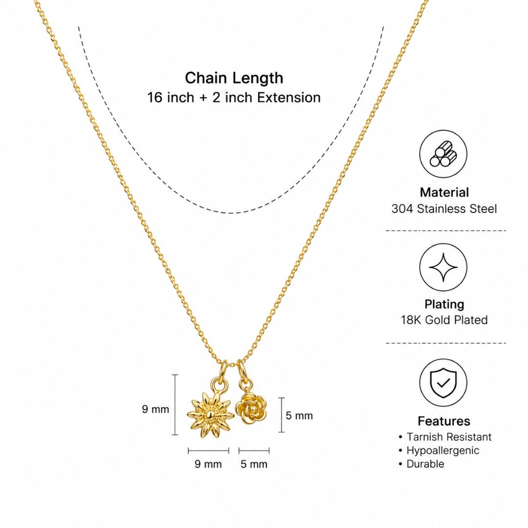 Bloom & Sol Pendant Necklace