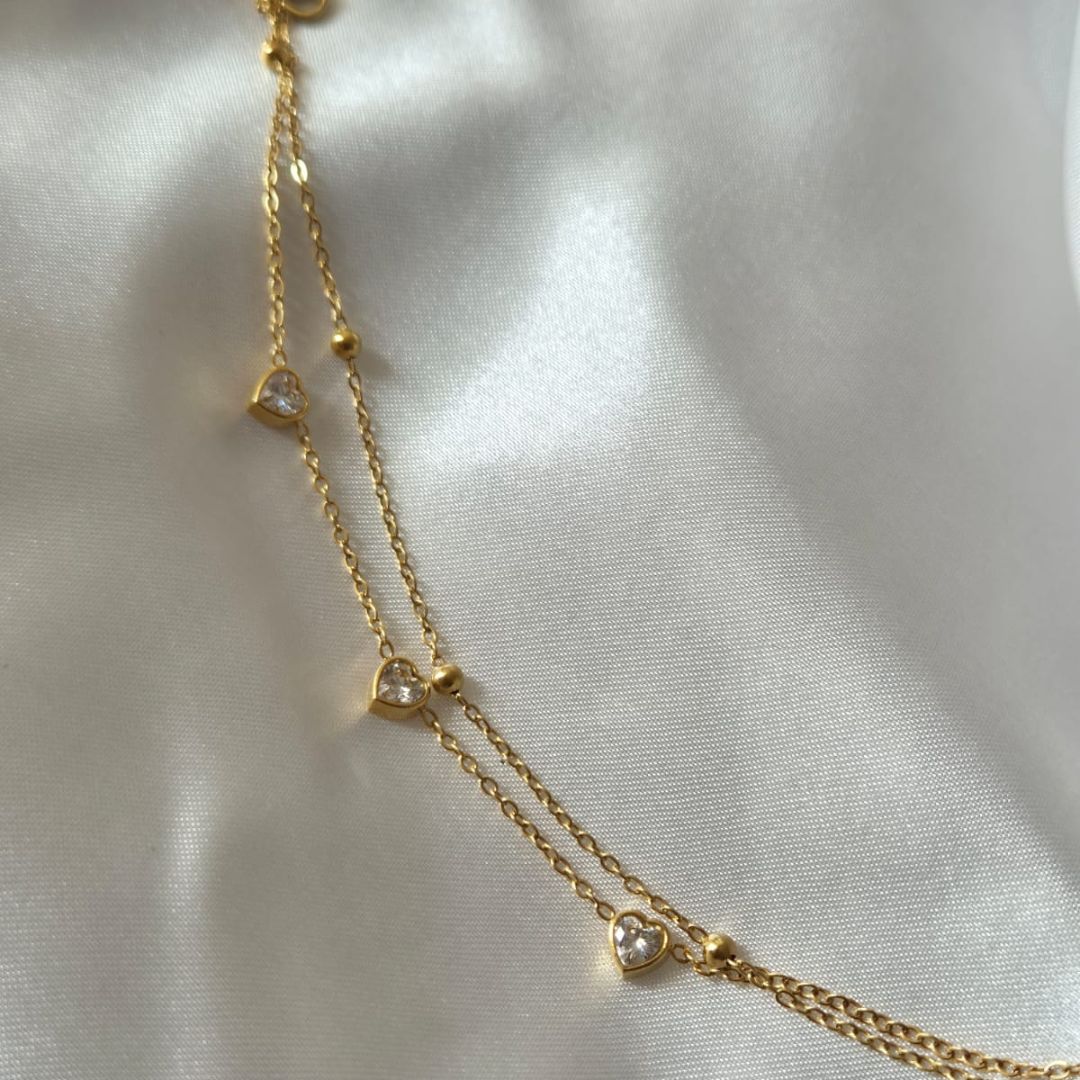Olivine Double Layered Bracelet