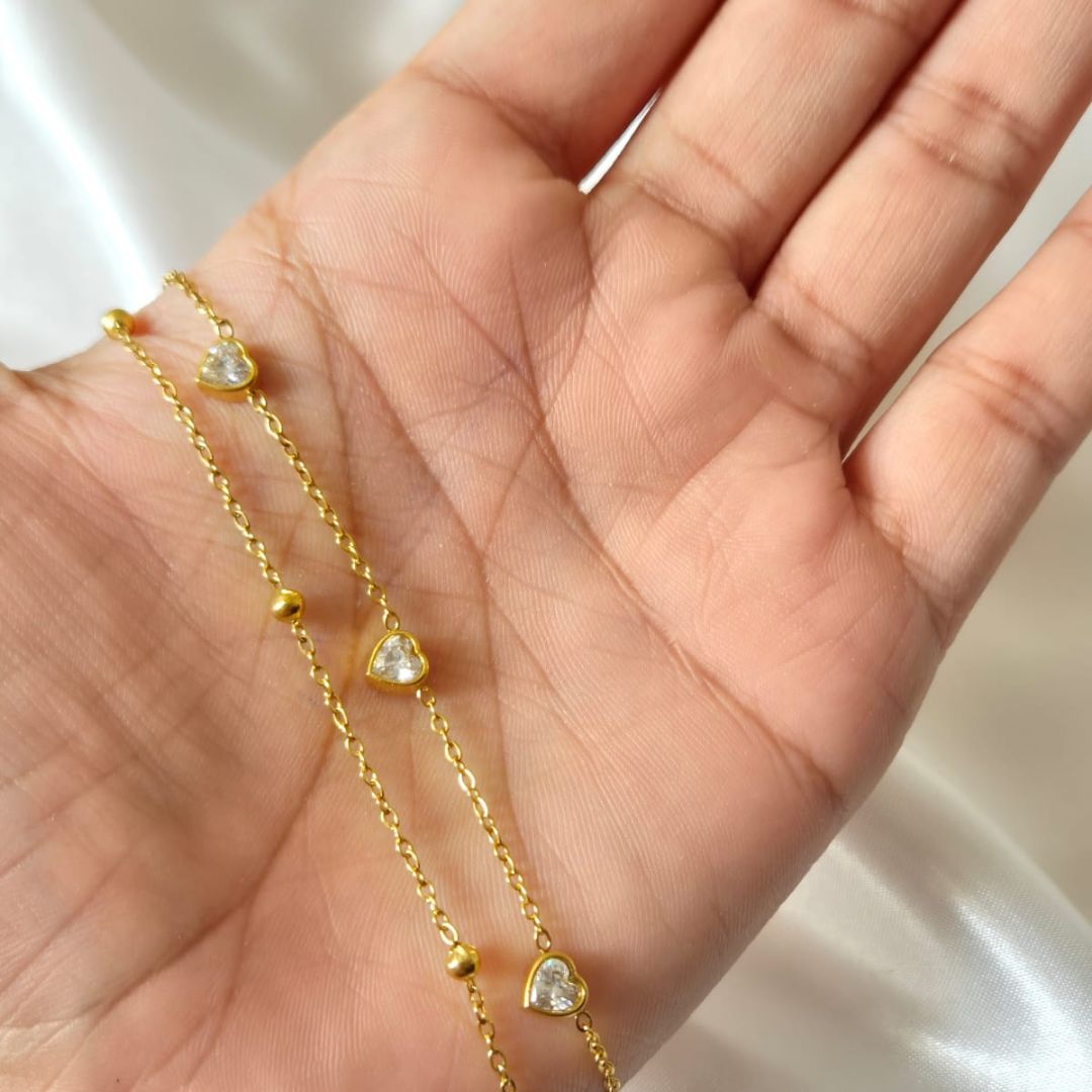 Olivine Double Layered Bracelet
