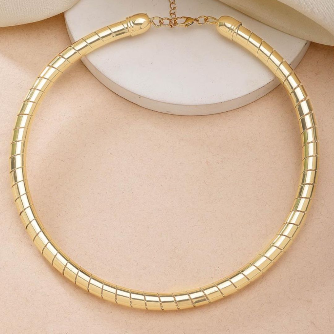Spiral Statement Necklace