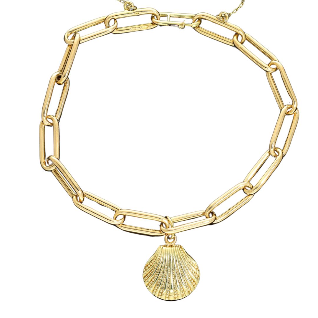 Shell Charm Bracelet