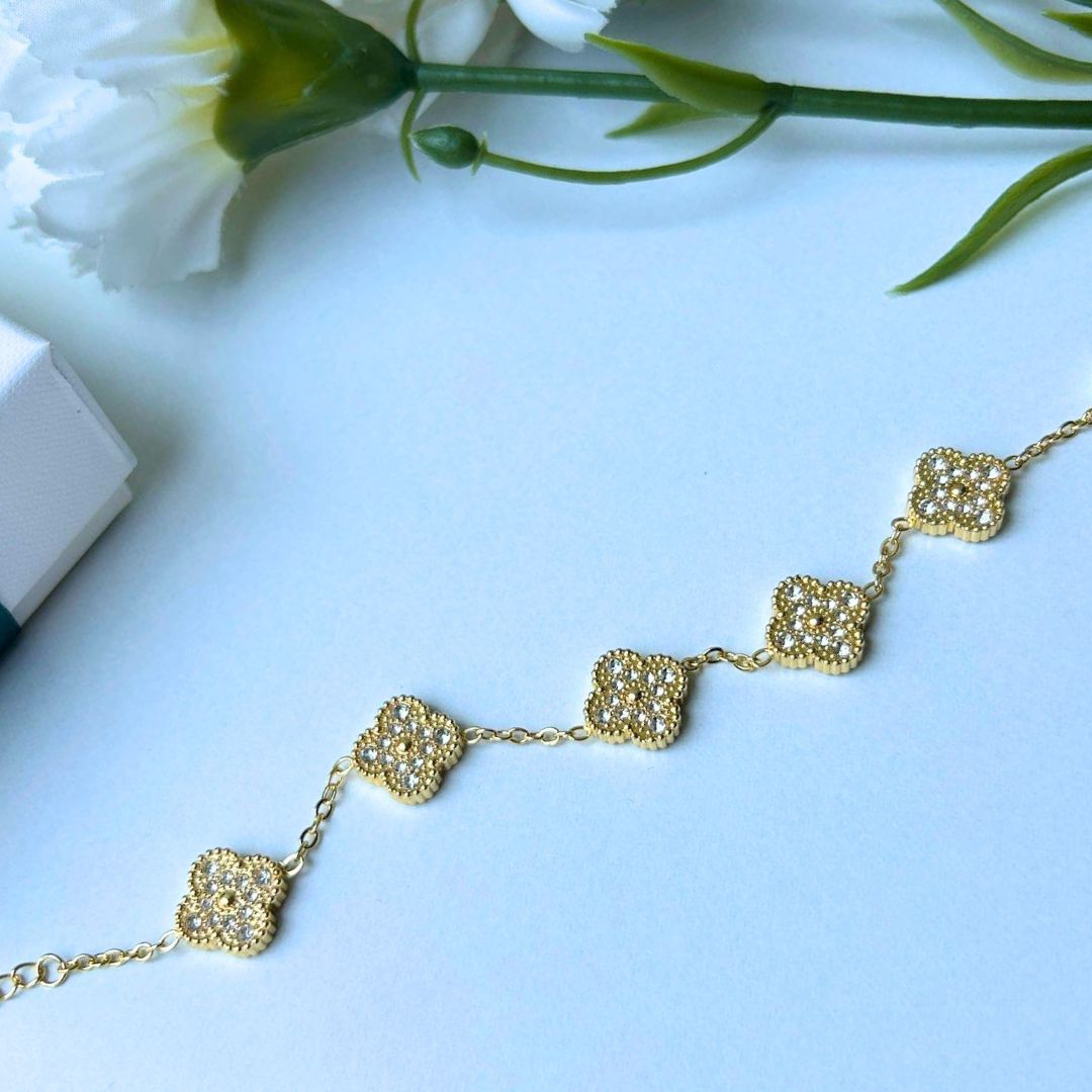 Golden Clover Bracelet