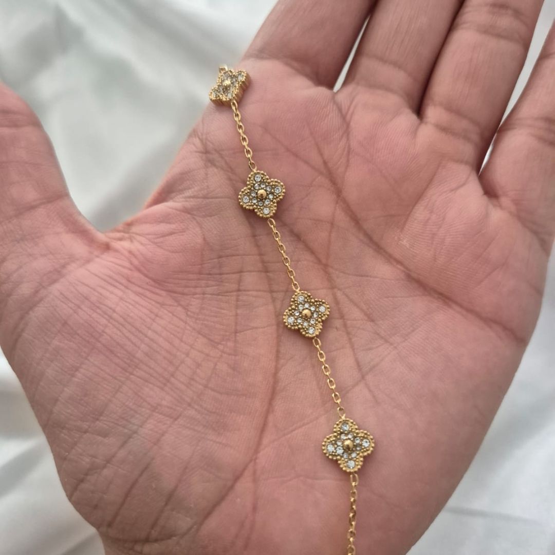 Golden Clover Bracelet