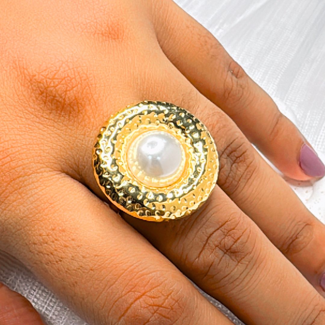 Pearl Anti-tarnish Ring (RG263)