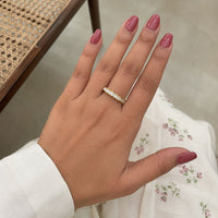 Marbella Baguette Band Ring