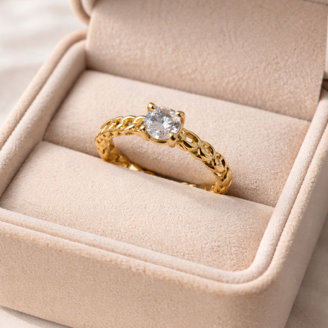 Hailey Solitaire Ring