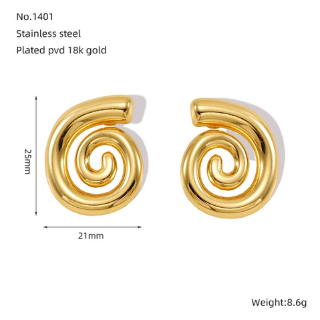 Krisha Swirl Earrings