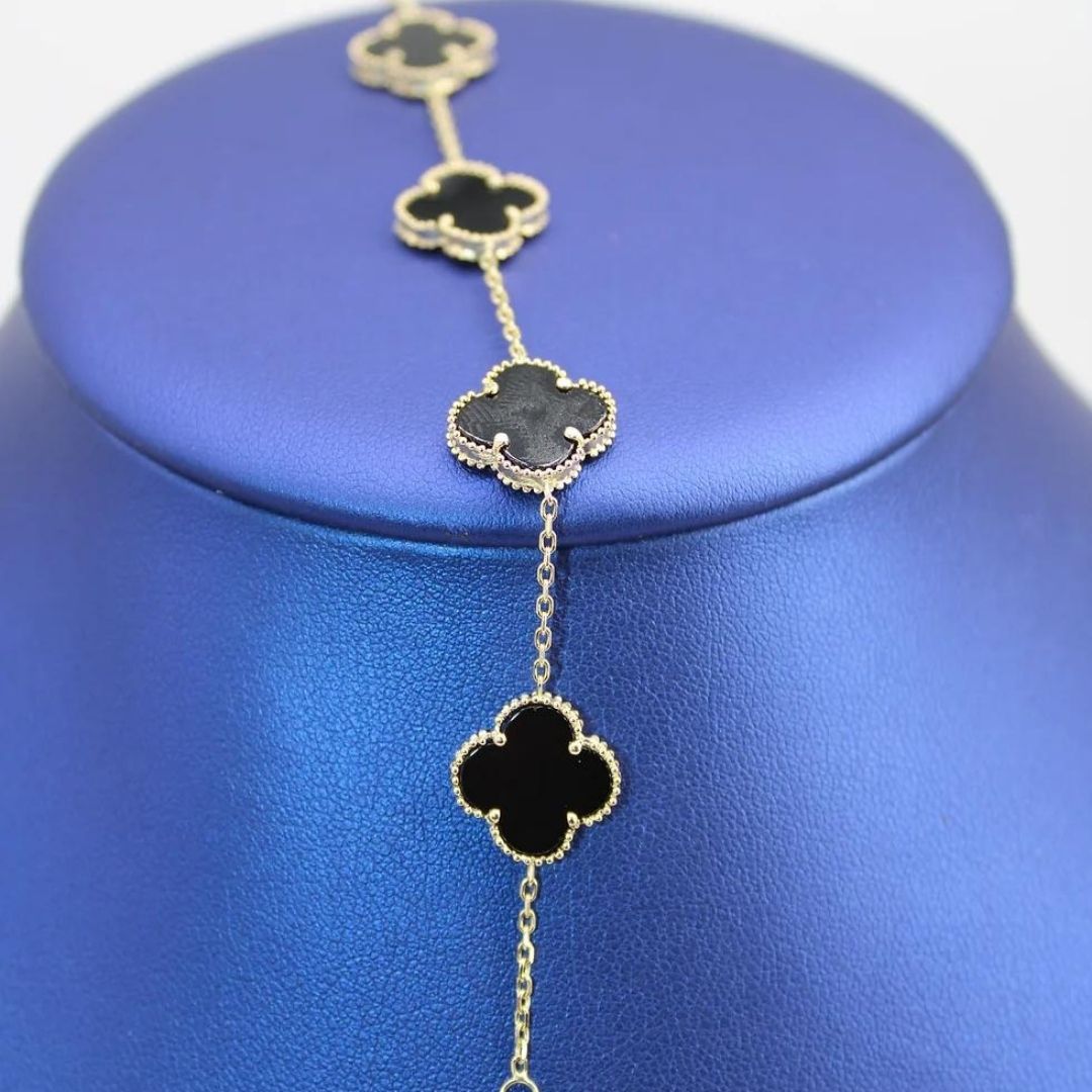 Taylor Clover Black Bracelet (BL714)