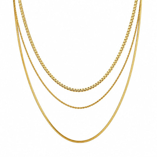 Aurora Layered Chain Necklace
