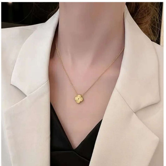 Golden Clover Necklace