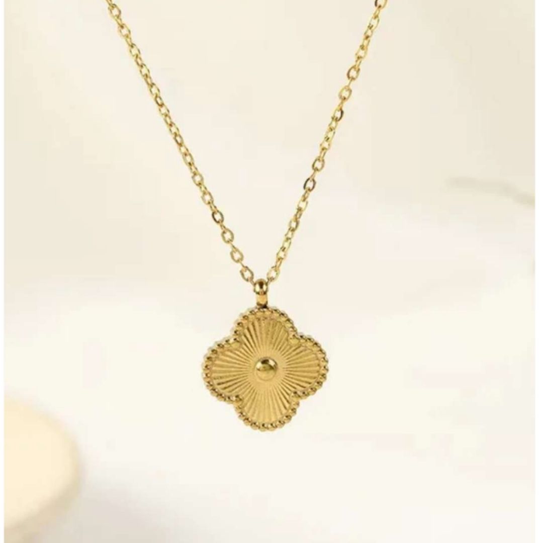 Golden Clover Necklace