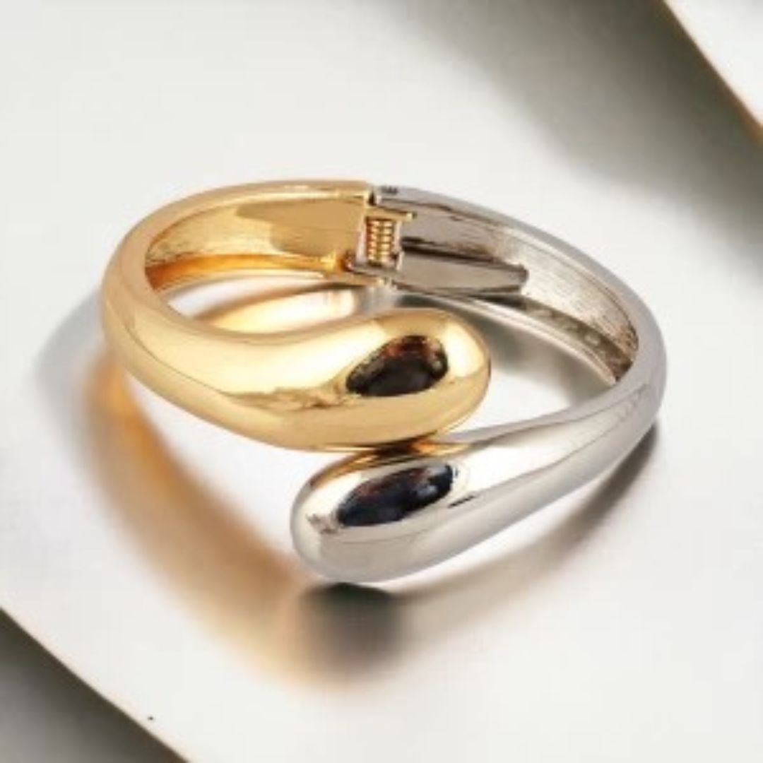 Dual Tone Chunky Bracelet 2.0