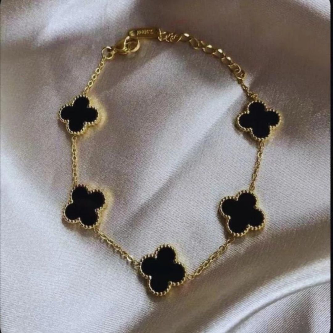 Taylor Clover Black Bracelet (BL714)