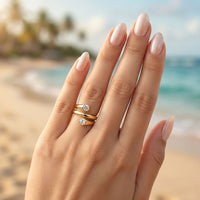 Golden Wrap Ring