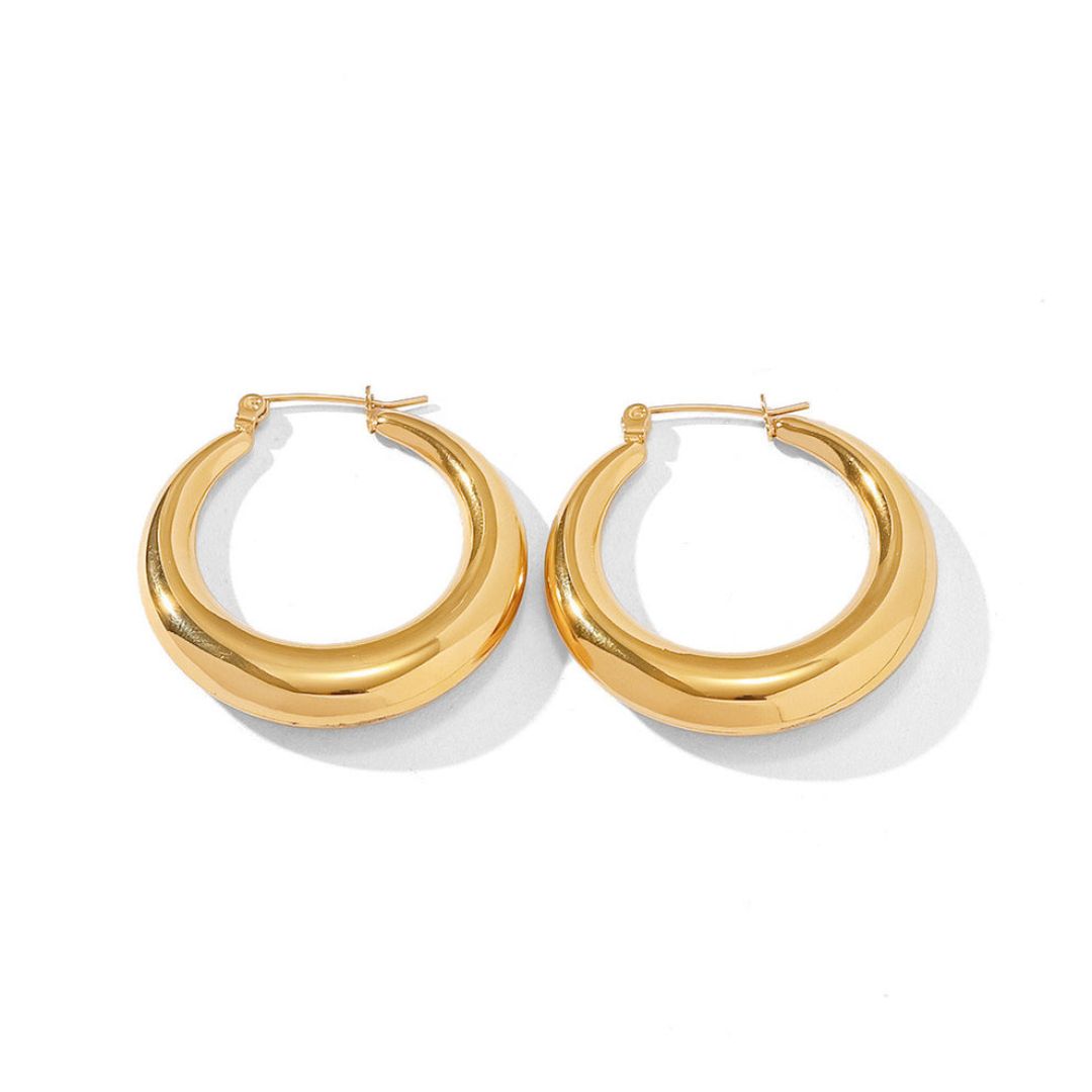 Chunky Hoop Earrings