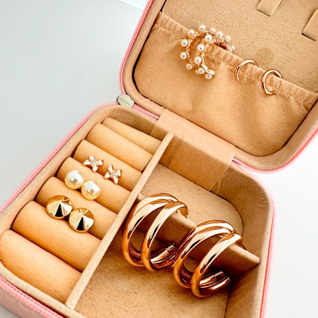 Mississippi Rosegold Earrings Combo (6 Earrings)