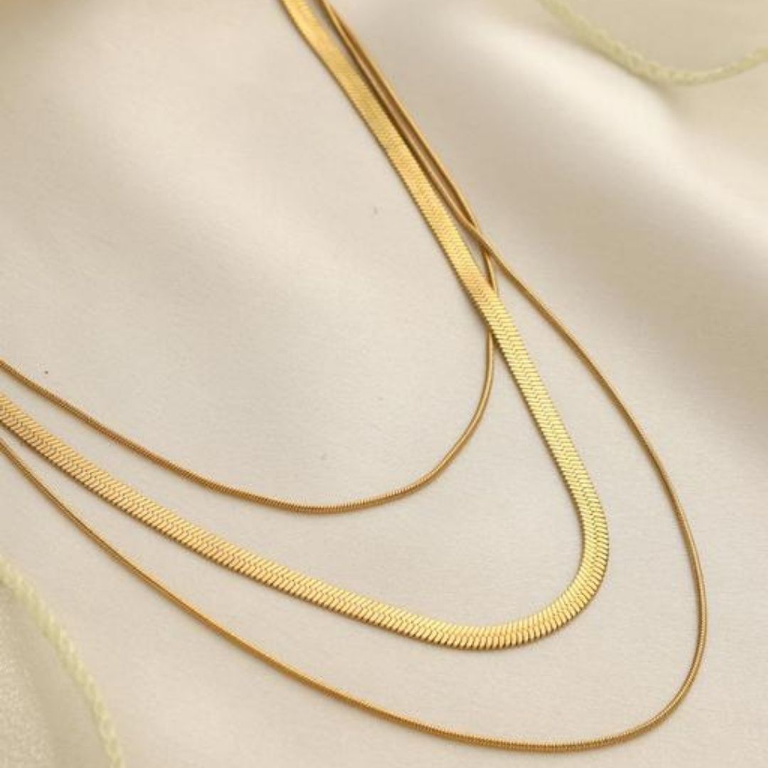 Layered Snake Chain Necklace