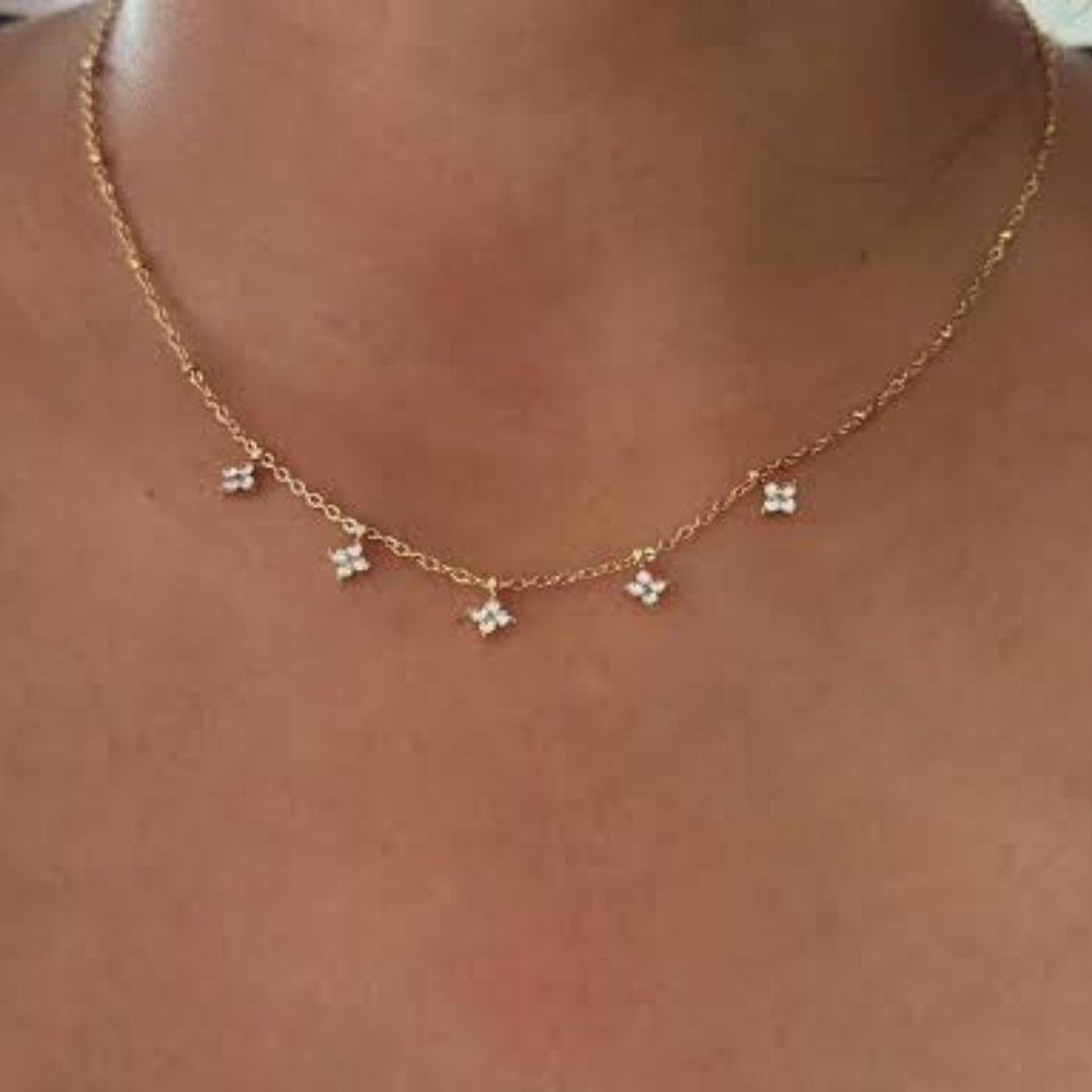 Golden Flutter Necklace