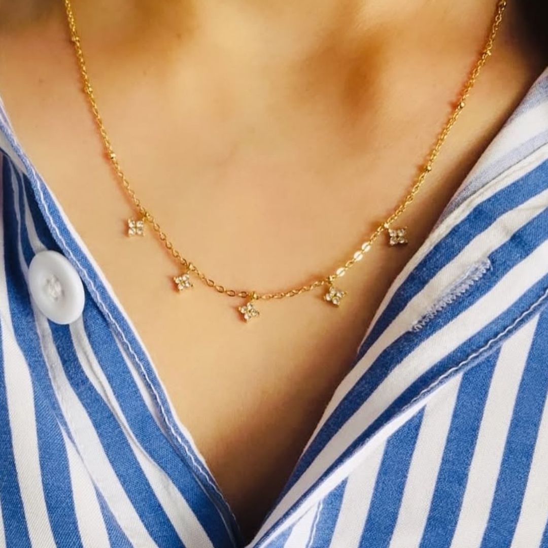 Golden Flutter Necklace