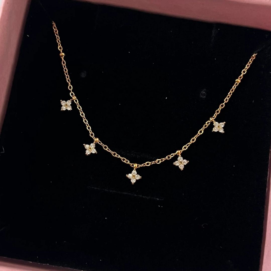 Golden Flutter Necklace