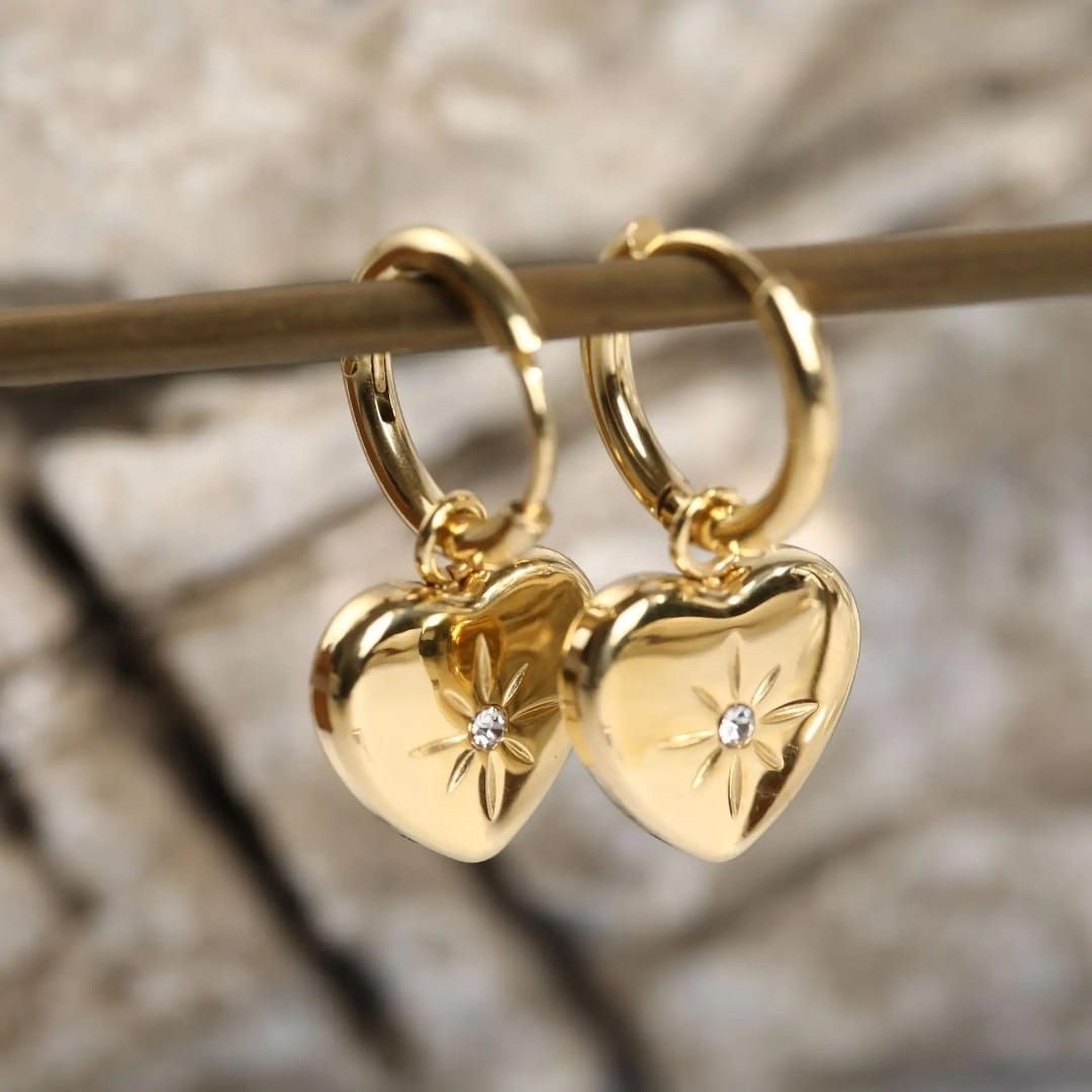 Sun Kissed Hoops Earrings