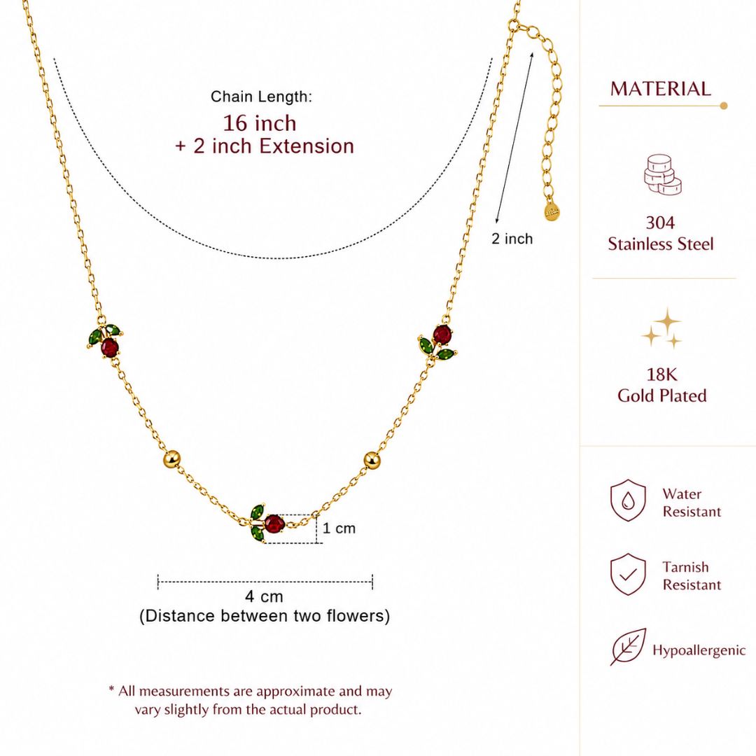 Golden Tulip Station Necklace