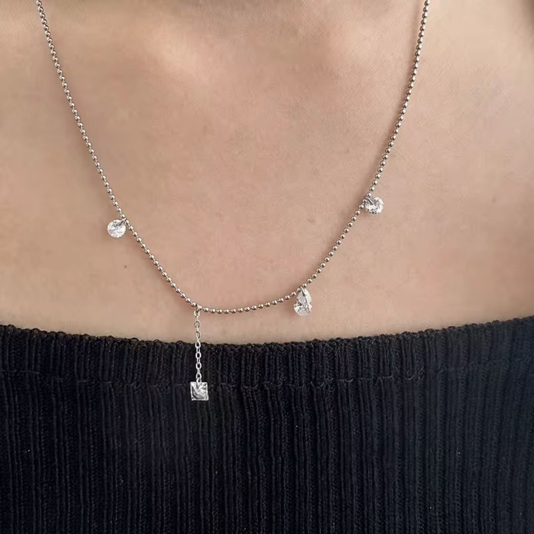 Crystal Drip Necklace