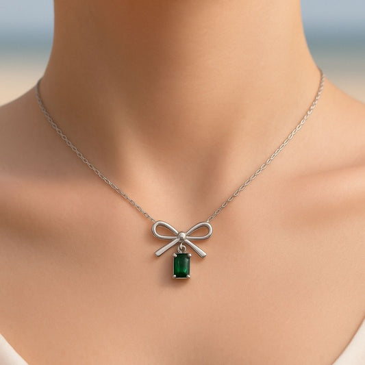 Aurora Bow Necklace