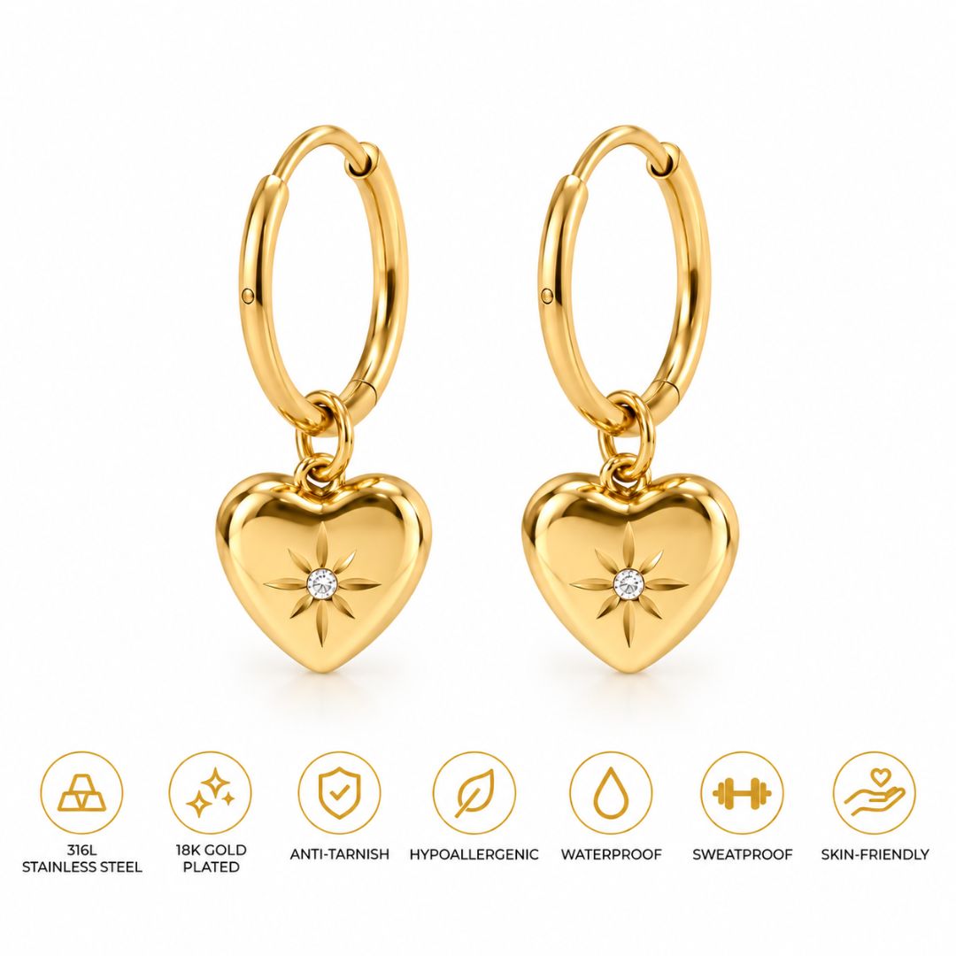 Sun Kissed Hoops Earrings
