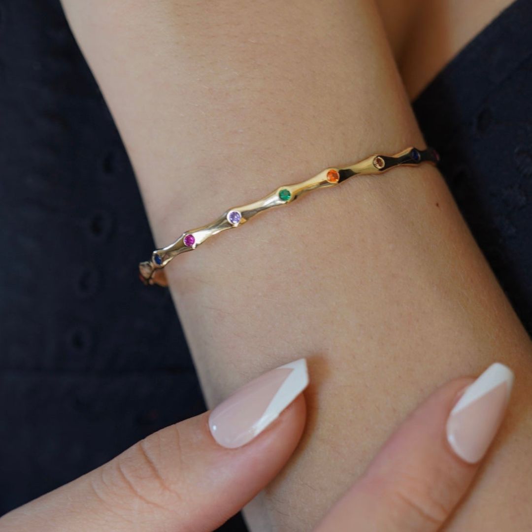 Multicolour Cuff Bracelet