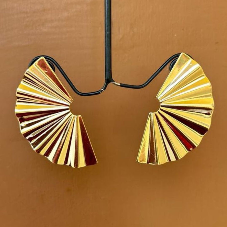 Half Moon Golden Earrings (ER145)