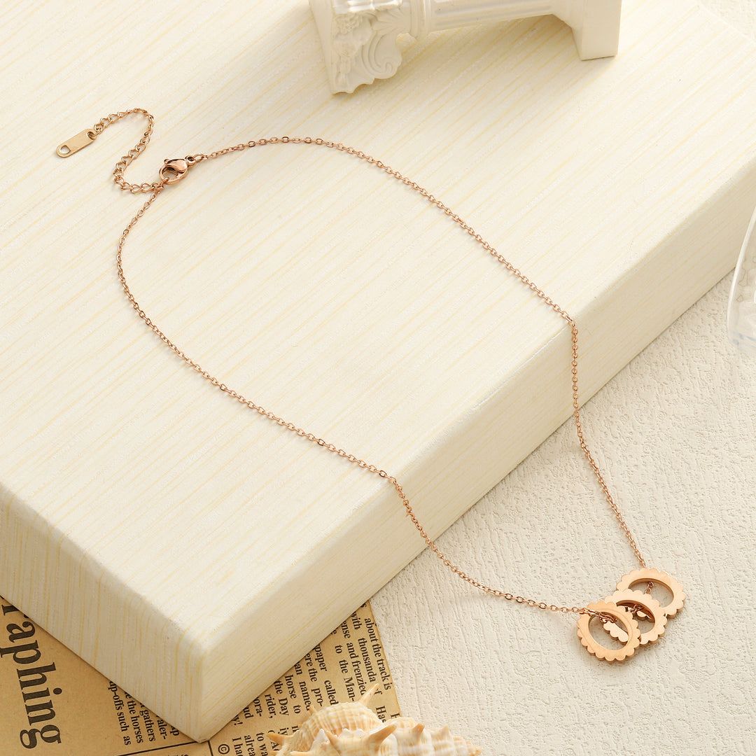 Ava Rose-Gold Anti-tarnish Necklace