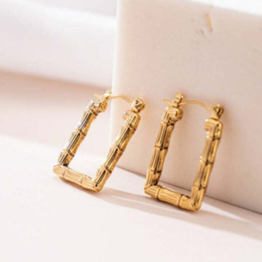 Square Anti-tarnish Hoops
