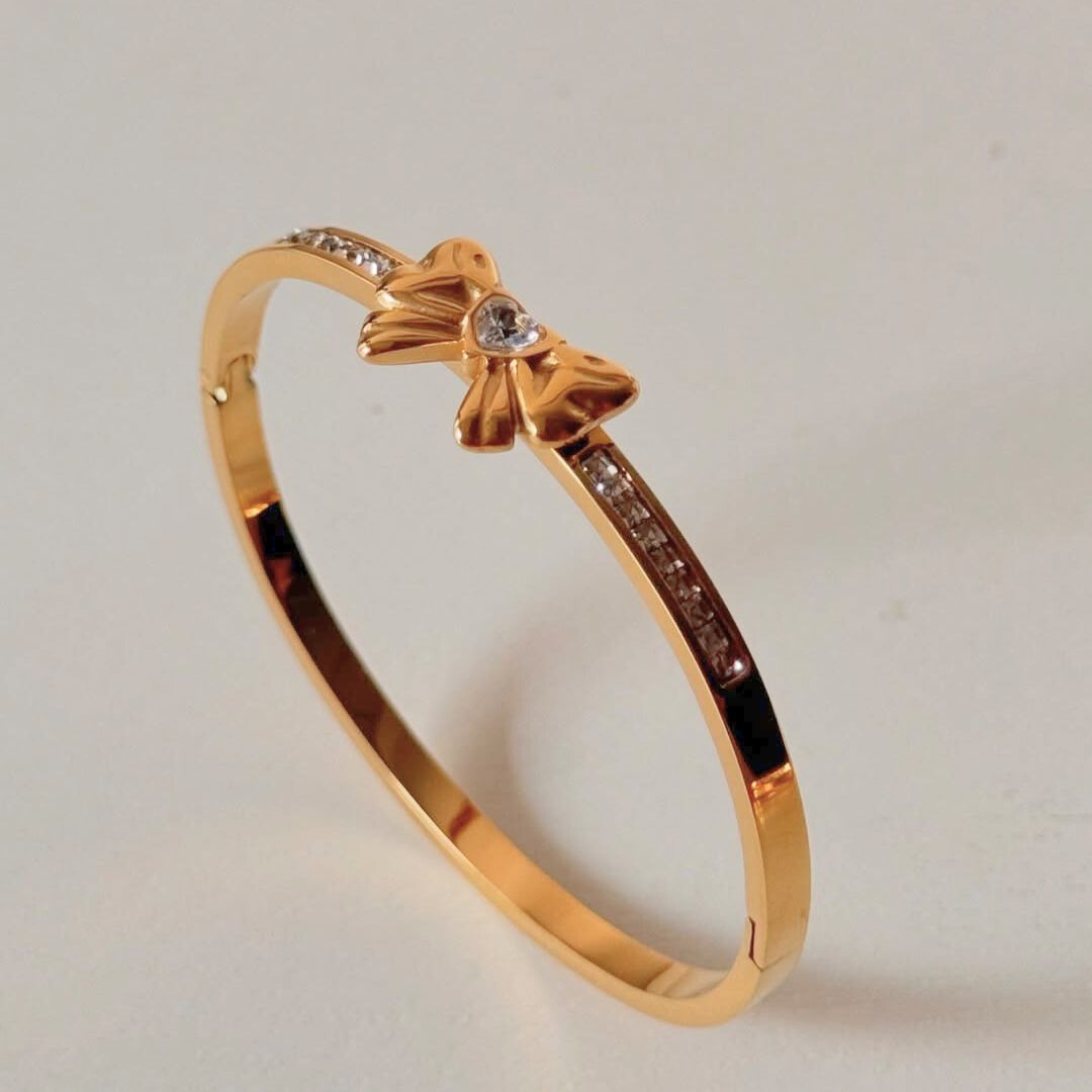 Crystal Bow Bracelet