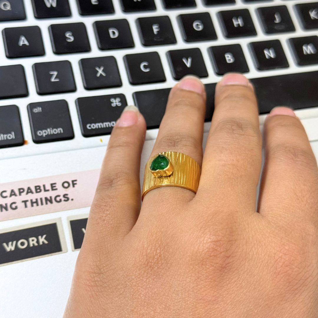 Emerald Dew Ring