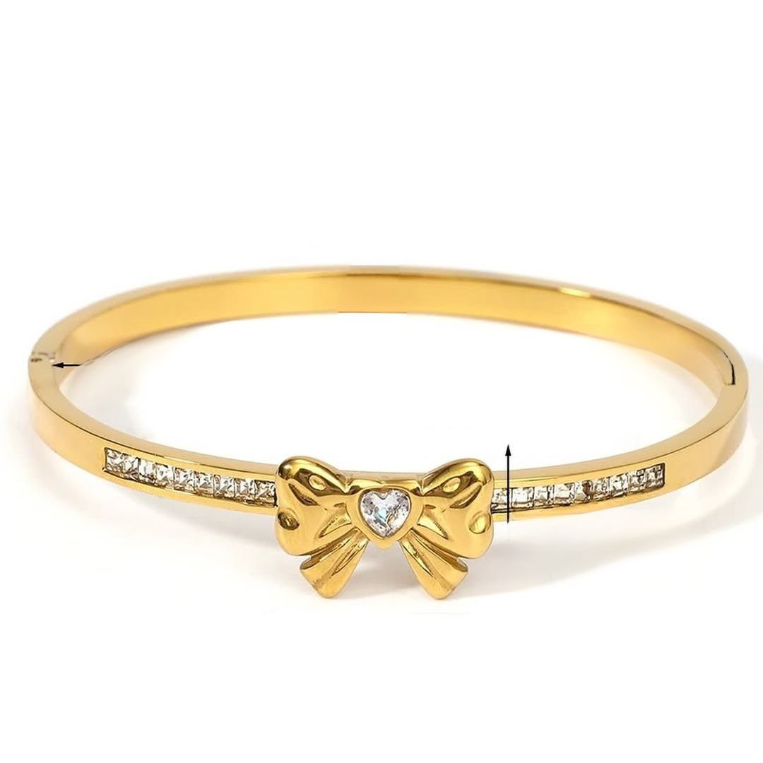 Crystal Bow Bracelet