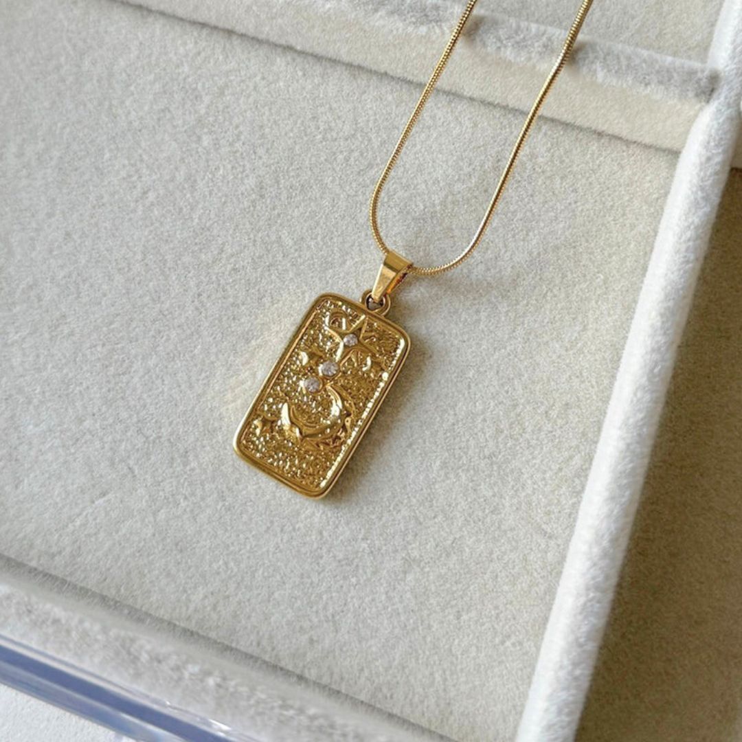 Regal Embossed Necklace