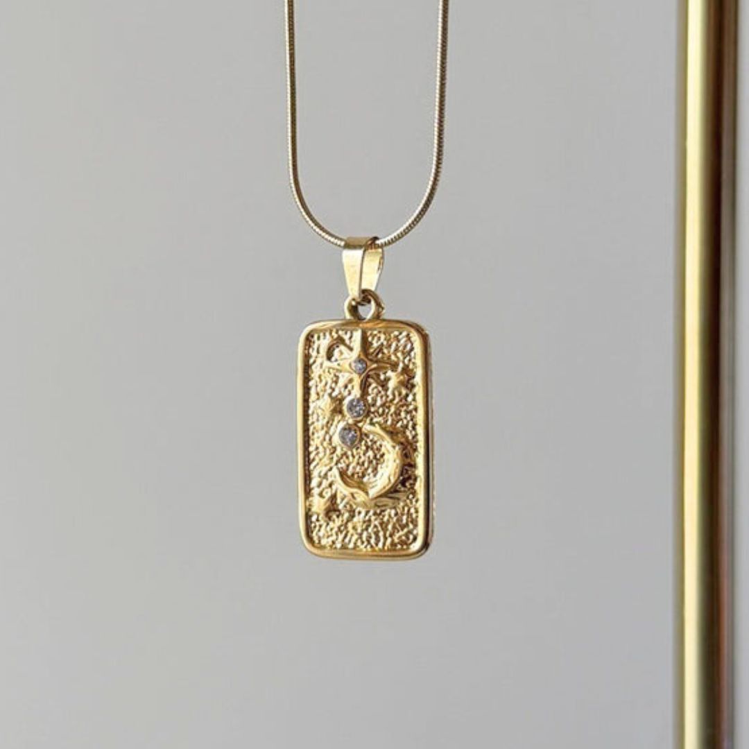 Regal Embossed Necklace