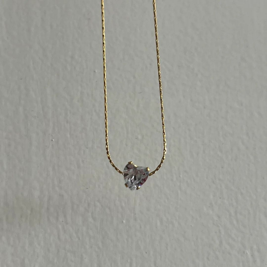 Heartlight Solitaire Necklace