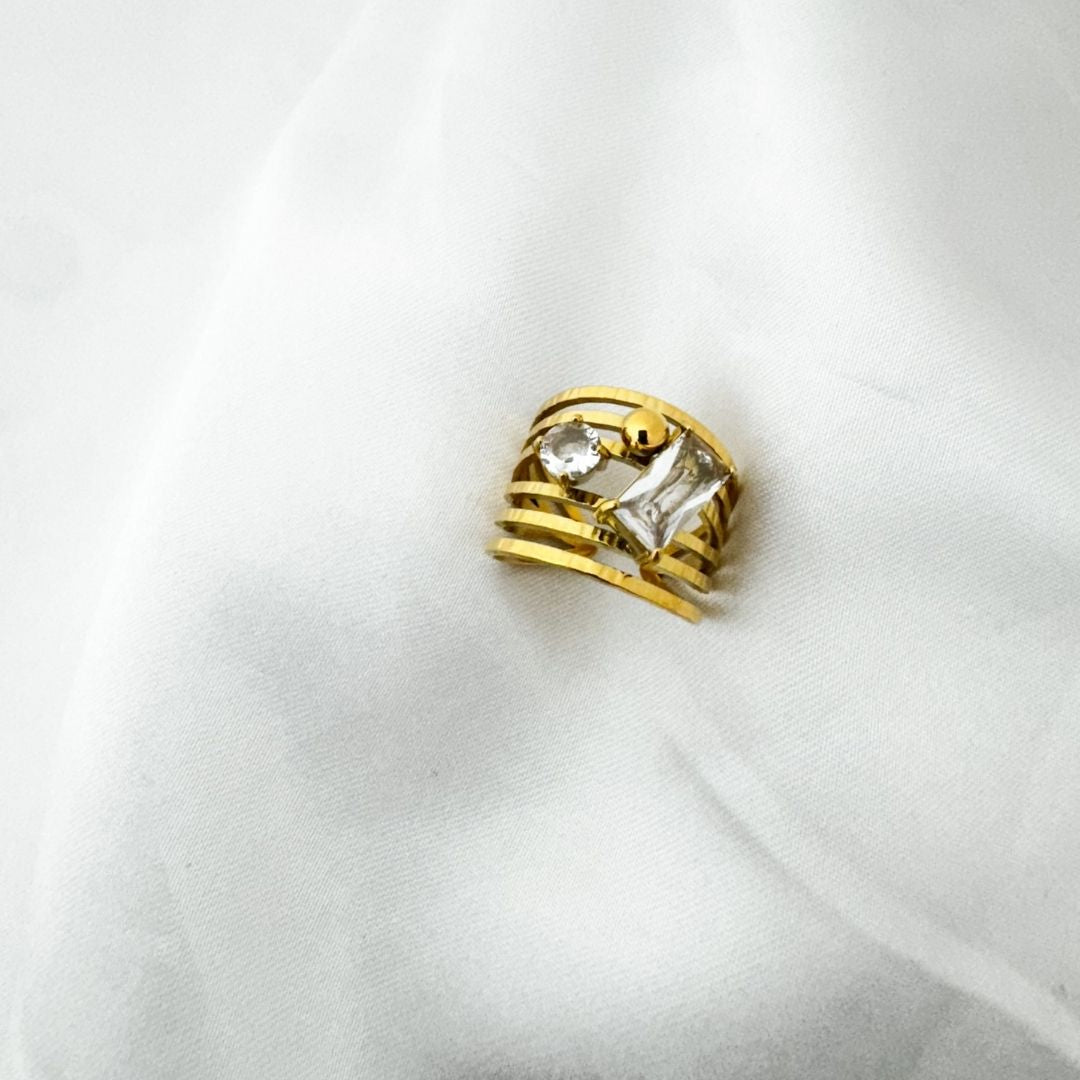 Double Stone Ring