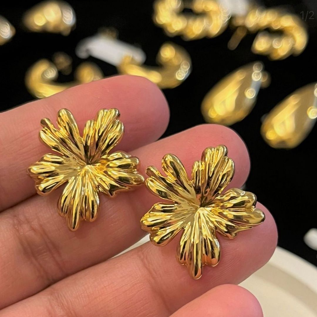 Wild flower Anti-tarnish Earrings (ER140)