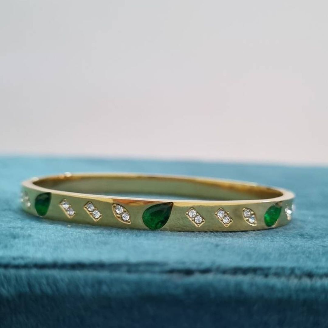 Emerald Leaf Bracelet