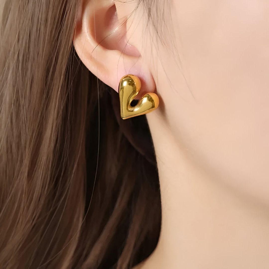 Keeya Golden Heartbeat Earrings