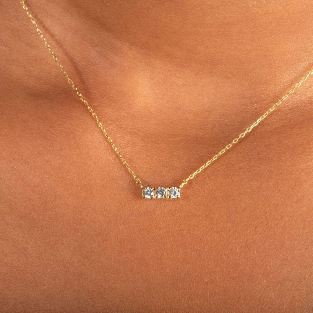 Trio Gleam Necklace